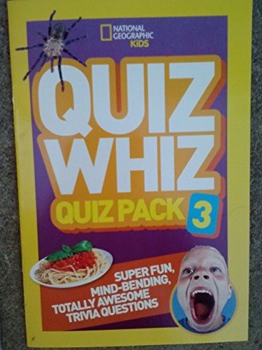 Stock image for National Geographic Kids Quiz Whiz Pack 3 for sale by Better World Books
