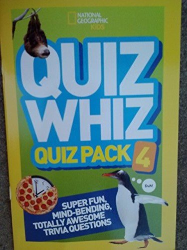 Stock image for National Geographic Kids Quiz Whiz Pack 4 for sale by SecondSale