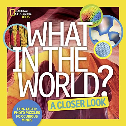 Stock image for What in the World? a Closer Look : Fun-Tastic Photo Puzzles for Curious Minds for sale by Better World Books: West