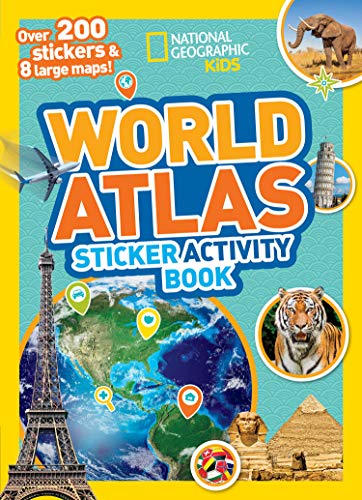 Imagen de archivo de World Atlas Sticker Activity Book a la venta por ZBK Books