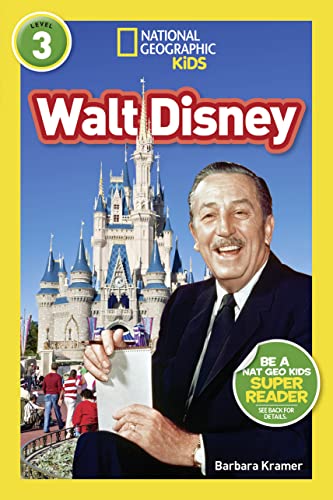 Stock image for National Geographic Kids Readers: Walt Disney (National Geographic Kids Readers: Level 3) for sale by AwesomeBooks