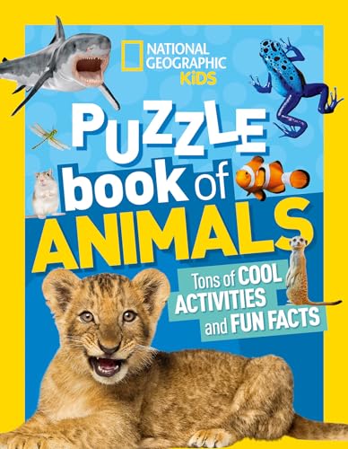 Stock image for National Geographic Kids Puzzle Book: Animals (NGK Puzzle Books) for sale by Wonder Book