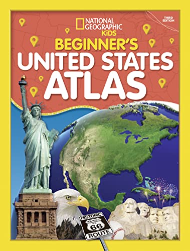 Stock image for National Geographic Kids Beginner's U.S. Atlas 2020, 3rd Edition for sale by GF Books, Inc.