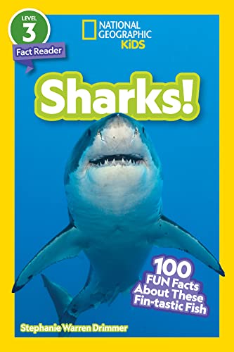 Stock image for National Geographic Readers: Sharks!: 100 Fun Facts About These Fin-Tastic Fish for sale by Reliant Bookstore
