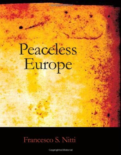 Imagen de archivo de Peaceless Europe a la venta por Revaluation Books