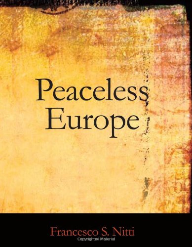 Imagen de archivo de Peaceless Europe (Large Print Edition) a la venta por Revaluation Books