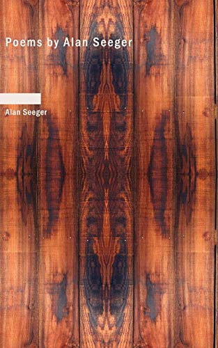 9781426442629: Poems by Alan Seeger