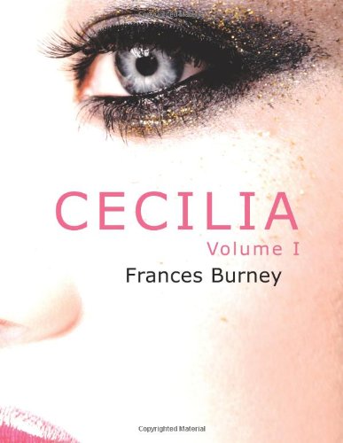 Imagen de archivo de Cecilia, or, Memoirs of an Heiress a la venta por Better World Books Ltd