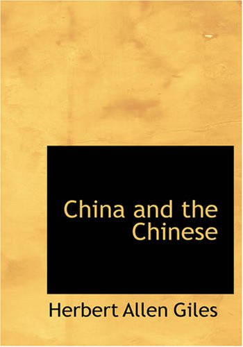 Stock image for China and the Chinese for sale by Hippo Books