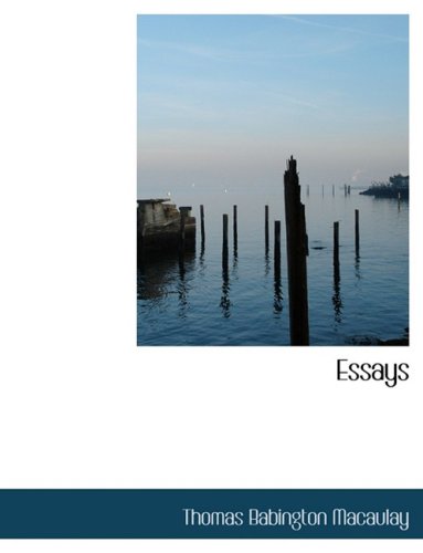 Essays (9781426462993) by Macaulay, Thomas Babington