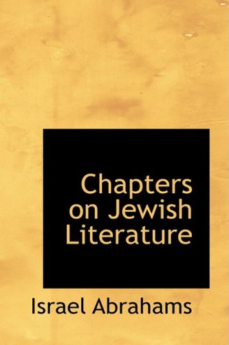 9781426473074: Chapters on Jewish Literature