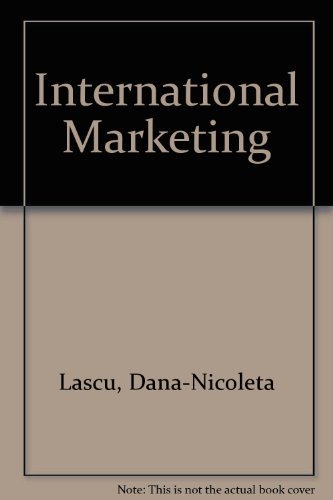 Stock image for International Marketing for sale by BookHolders
