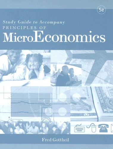 Beispielbild fr Study Guide to accompany Microeconomics zum Verkauf von Hawking Books