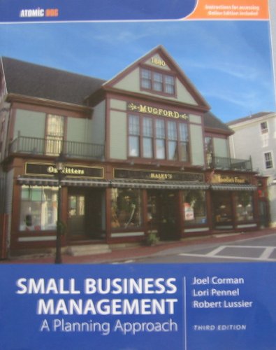 Imagen de archivo de Small Business Management: A Planning Approach a la venta por ThriftBooks-Dallas