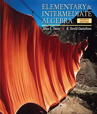 Stock image for Elementary & Intermediate Algebra 4th Edition (Elementary & Intermediate Algebra 4th Edition, 4th edition) by R David Gustafson Alan S Tussy (2009-12-24) for sale by LowKeyBooks