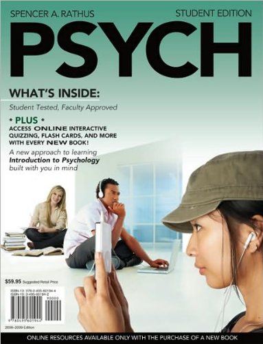 9781426634031: PSYCH (text only) 1st (First) Edition