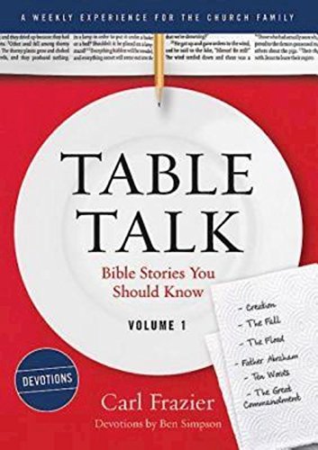 Stock image for Table Talk Volume 1 - Devotions: Bible Stories You Should Know for sale by ThriftBooks-Atlanta