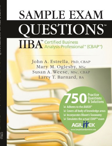 9781426903991: Sample Exam Questions: IIBA Certified Business Analysis Professional (CBAP)