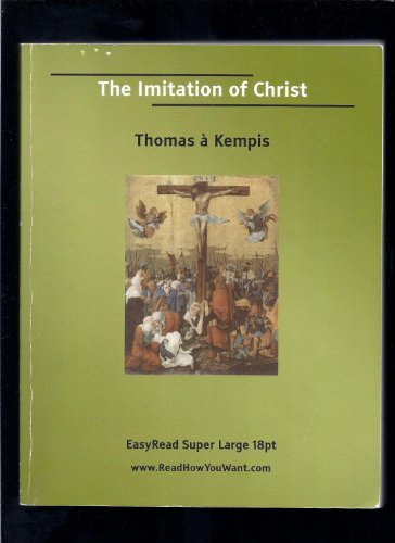 9781427000200: The Imitation of Christ: [EasyRead Super Large 18pt Edition]