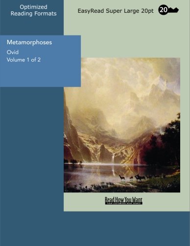 Metamorphoses: Easyread Super Large 20pt Edition (9781427003546) by Ovid