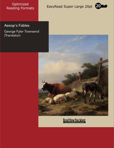 Aesop's Fables: [EasyRead Super Large 20pt Edition] (9781427006646) by Townsend, George Fyler