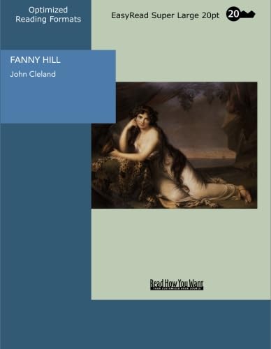 FANNY HILL: [EasyRead Super Large 20pt Edition] (9781427008428) by Cleland, John