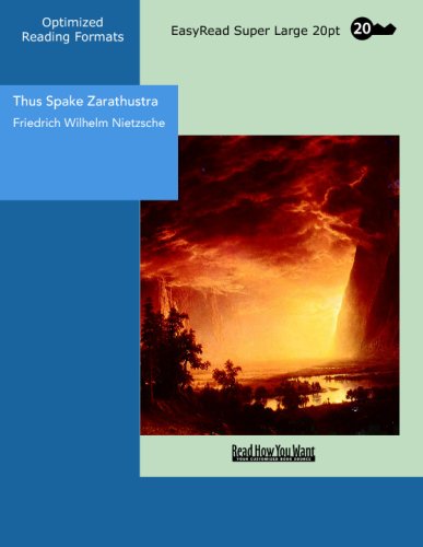 Thus Spake Zarathustra Volume I of II (9781427015372) by Friedrich Nietzsche