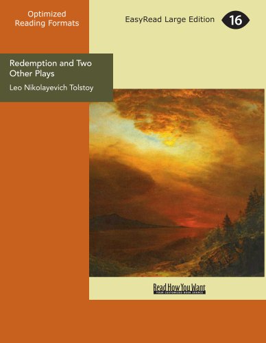 Stock image for Redemption and Two Other Plays: Easyread Large Edition for sale by Revaluation Books