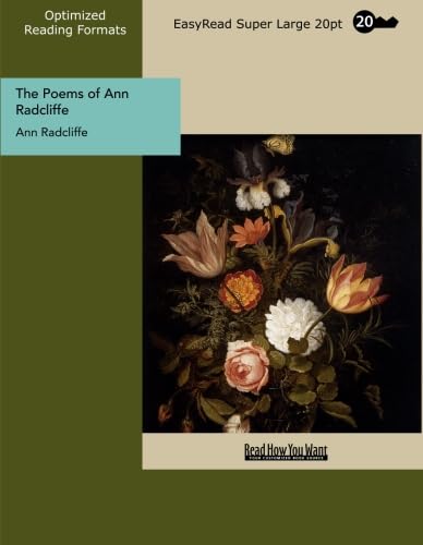 9781427027931: The Poems of Ann Radcliffe (EasyRead Super Large 20pt Edition)