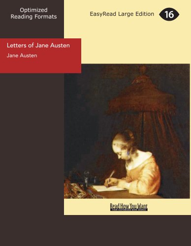 Imagen de archivo de Letters of Jane Austen (EasyRead Large Edition) a la venta por WorldofBooks