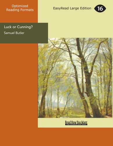 Luck or Cunning? (9781427028419) by Butler, Samuel