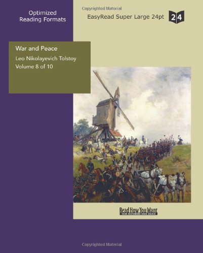 9781427030207: War and Peace (Volume 8 of 10) (EasyRead Super Large 24pt Edition)