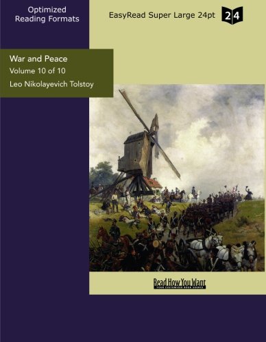 War and Peace: Vol. 10 of 10 (9781427030221) by Tolstoy, Leo