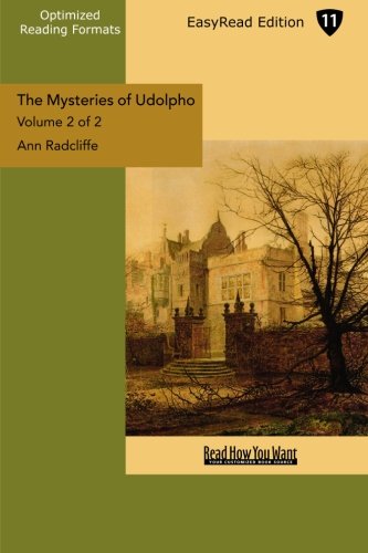 The Mysteries of Udolpho: A Romance: Easyread Edition (9781427030733) by Radcliffe, Ann Ward