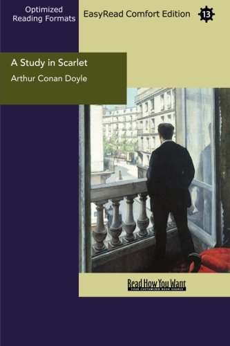 A Study in Scarlet: Easyread Comfort Edition (9781427034083) by Doyle, Arthur Conan, Sir