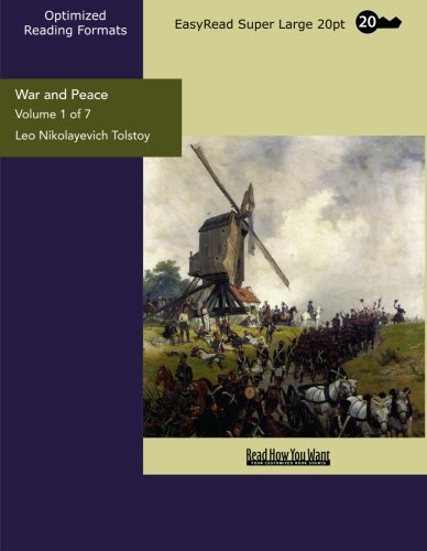 War and Peace: Easyread Super Large 20pt Edition (9781427049612) by Tolstoy, Leo