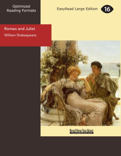Beispielbild fr Romeo and Juliet (EasyRead Large Edition) zum Verkauf von Revaluation Books
