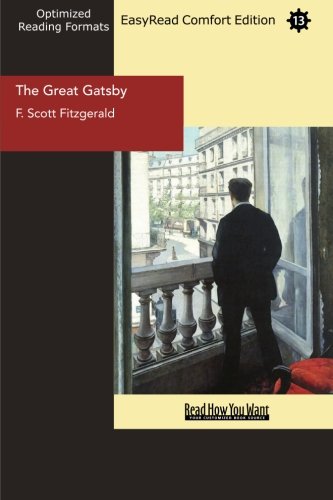 The Great Gatsby: Easyread Comfort Edition (9781427070326) by Fitzgerald, F. Scott