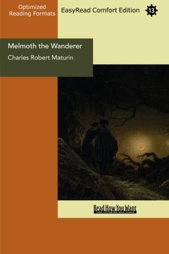 Imagen de archivo de Melmoth the Wanderer (EasyRead Comfort Edition) a la venta por Ergodebooks