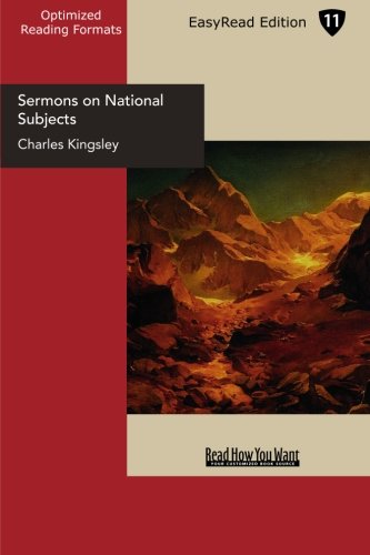 Sermons on National Subjects: Easyread Edition (9781427075468) by Kingsley, Charles