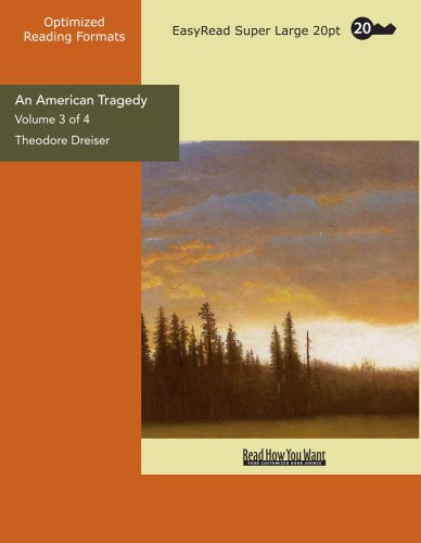An American Tragedy: Easyread Super Large 20pt Edition (9781427081223) by Dreiser, Theodore