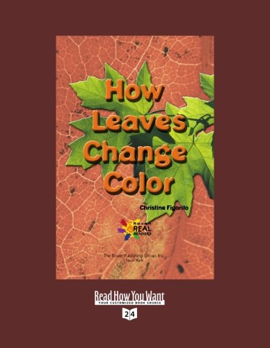 9781427088598: How Leaves Change Color (EasyRead Super Large 24pt Edition)