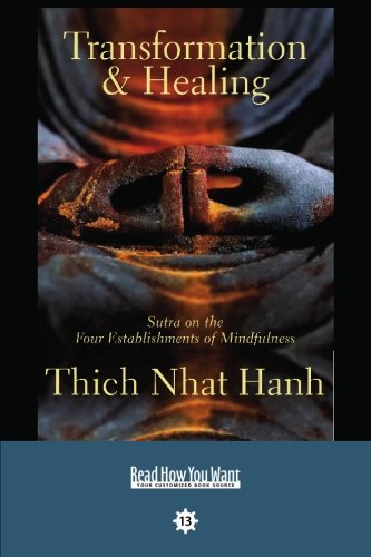 9781427092854: Transformation and Healing (EasyRead Comfort Edition): Sutra on the Four Establishments of Mindfulness