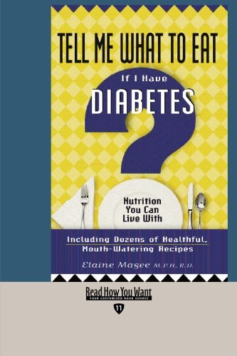 9781427093264: Tell Me What to Eat If I Have Diabetes: Easyread Edition
