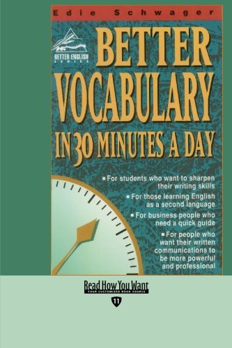 9781427097163: Better Vocabulary in 30 Minutes a Day: Easyread Edition