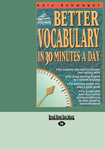 9781427097187: Better Vocabulary in 30 Minutes a Day (EasyRead Large Edition)