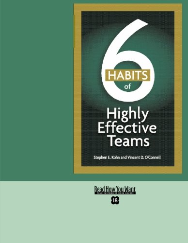 9781427098665: 6 Habits Of Highly Effective Teams (Easyread Super Large 18Pt Edition)