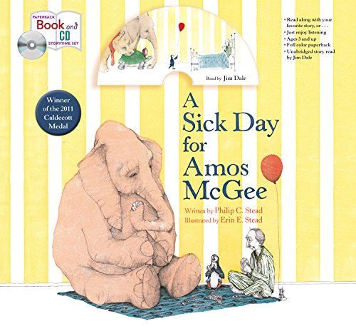 Imagen de archivo de A Sick Day for Amos McGee: Book & CD Storytime Set (Macmillan Young Listeners Story Time Sets) a la venta por BooksRun