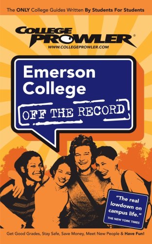 Stock image for Emerson College: Off the Record - College Prowler for sale by The Book Spot