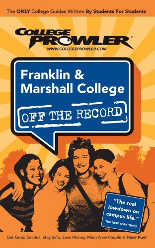 9781427400628: Franklin & Marshall College (College Prowler: Franklin & Marshall College Off the Record)